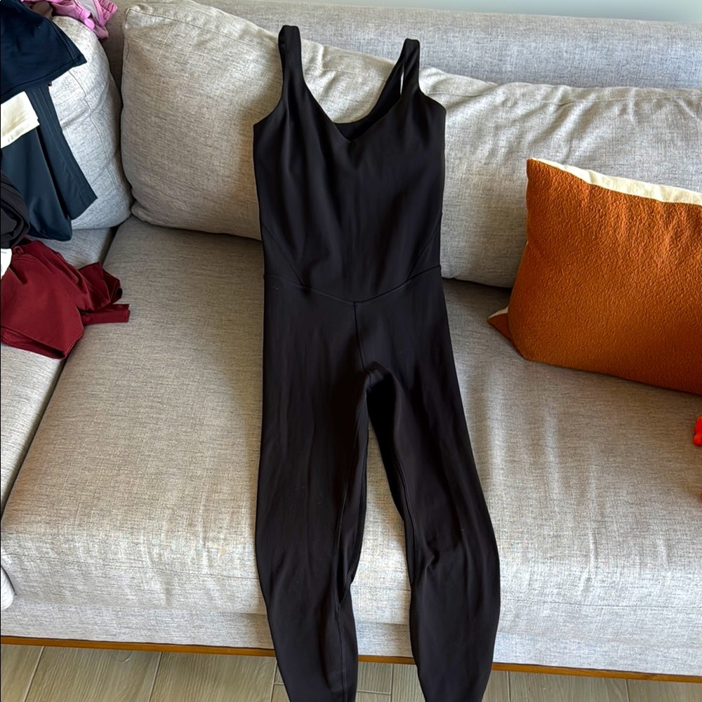 lululemon athletica Elegant Black Jumpsuit